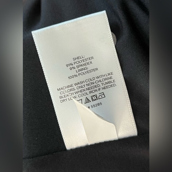 Express Black Sleeveless Ruched Dress - Picture 10 of 10